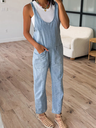 Ivy Jumpsuit | Denim | +Plus Available | FINAL SALE