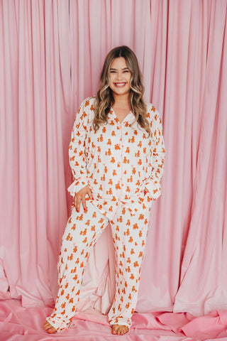 Love You Beary Much Pajama Set | Pink | +Plus Available