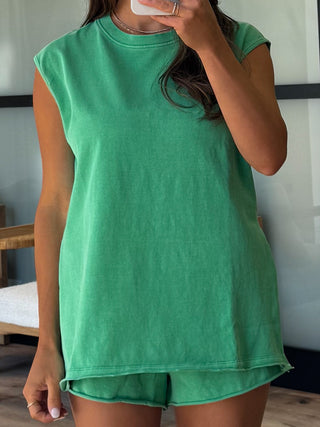 Kam Two-Piece Set | Emerald