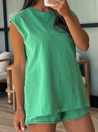 Kam Two-Piece Set | Emerald