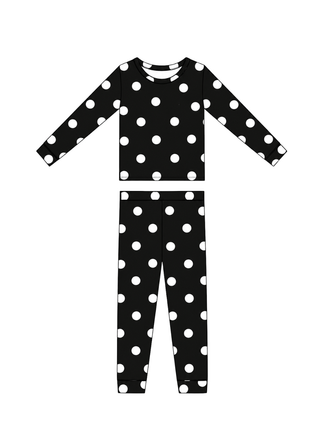 Polka Dot Ribbed Two-Piece Set | Tiny Talulah