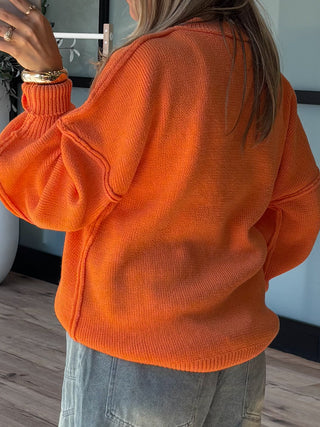 Bistro Knit Sweater | Pumpkin