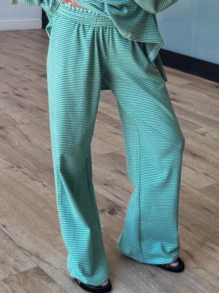 Just Lounging Brush Knit Pants | Jade