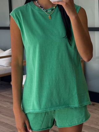 Kam Two-Piece Set | Emerald