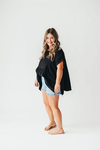 Bailey Cotton Tunic | Black