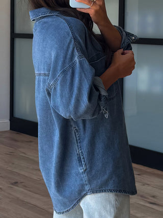 Walden Denim Shacket | Medium Wash | +Plus Available | RESTOCK
