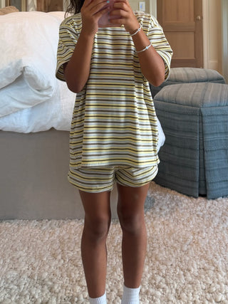 Tiny Jovi Ribbed Knit Set | Mellow Yellow