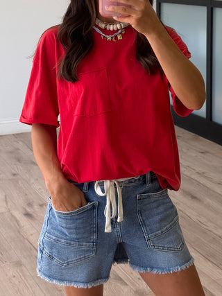 Cruiser Pocket Tee | Red
