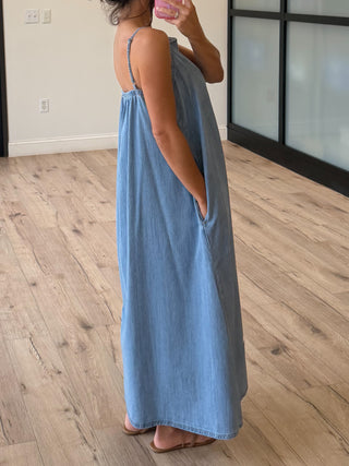 Hope Chambray Shift Dress