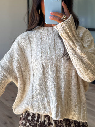 Barkly Textured Knit Sweater