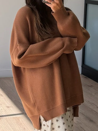 Maywood Knit Sweater | Chestnut | +Plus Available