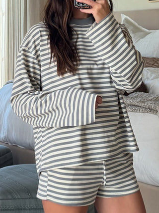 Off The Scene Ribbed Long Sleeve | Oat Stone