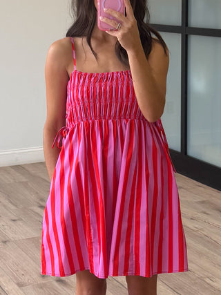 Candyline Smocked Dress | Roseberry