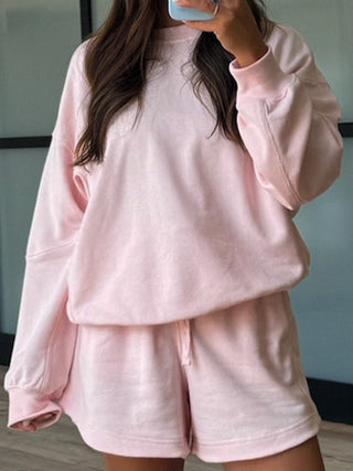 Streetside Oversized Pullover | Blush
