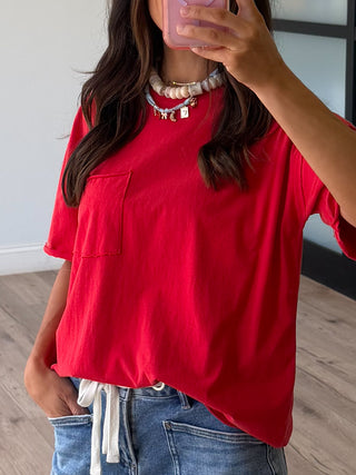 Cruiser Pocket Tee | Red