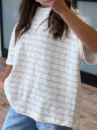 Boat Day Boyfriend Tee | Sand