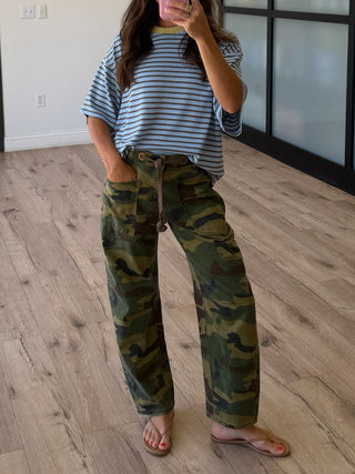 Laidback Blues Contrast Tee