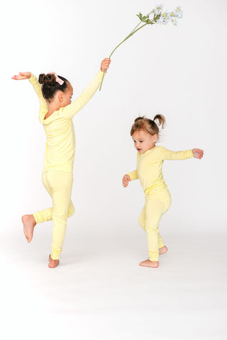Kids Lemon Pajama Set | Tiny Talulah