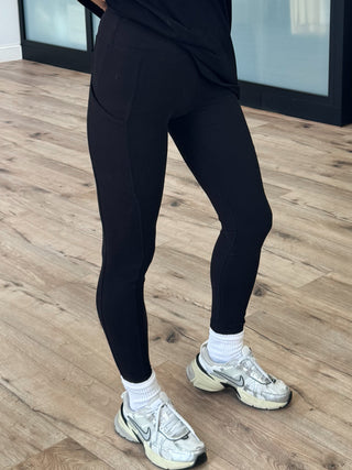 POCKET Butter Soft Leggings | Black | +Plus Available | RESTOCK