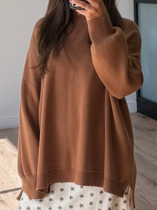 Maywood Knit Sweater | Chestnut | +Plus Available