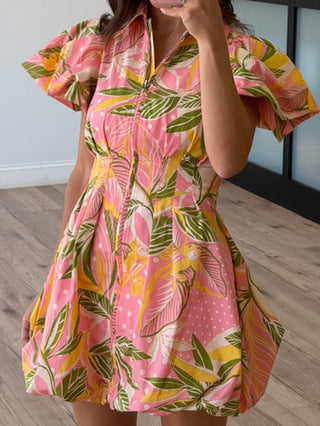 Pura Vida Bubble Hem Dress