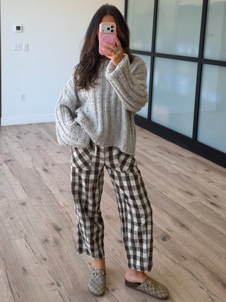 Brownie Points Gingham Trousers