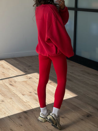 Penelope Crew Pullover | Cherry