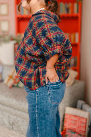 Campfire Plaid Swing Top