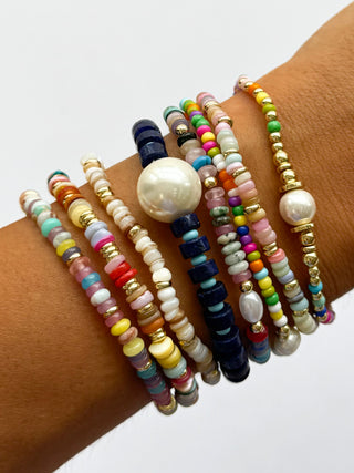 Stacking Dainty Beaded Bracelets | 8 Colors Available