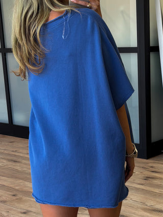 Worn Well Oversized Top | Royal Blue