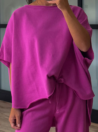 Worn Well Oversized Top | Orchid | RESTOCK