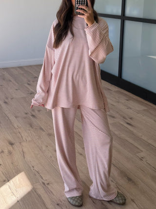 Another Day Brush Knit Pullover | Peony