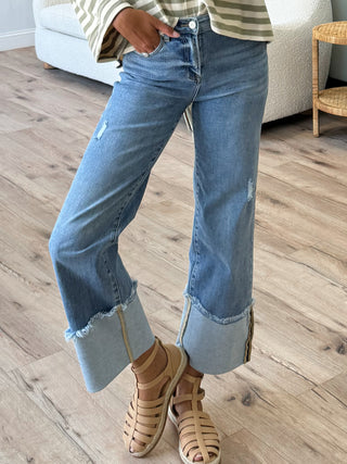 Carolina Cuff Jeans | RESTOCK