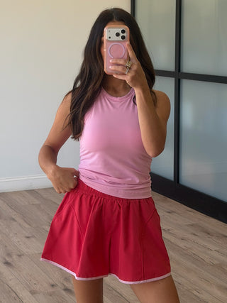 As Soft Racerback Tank | Sugar Pink