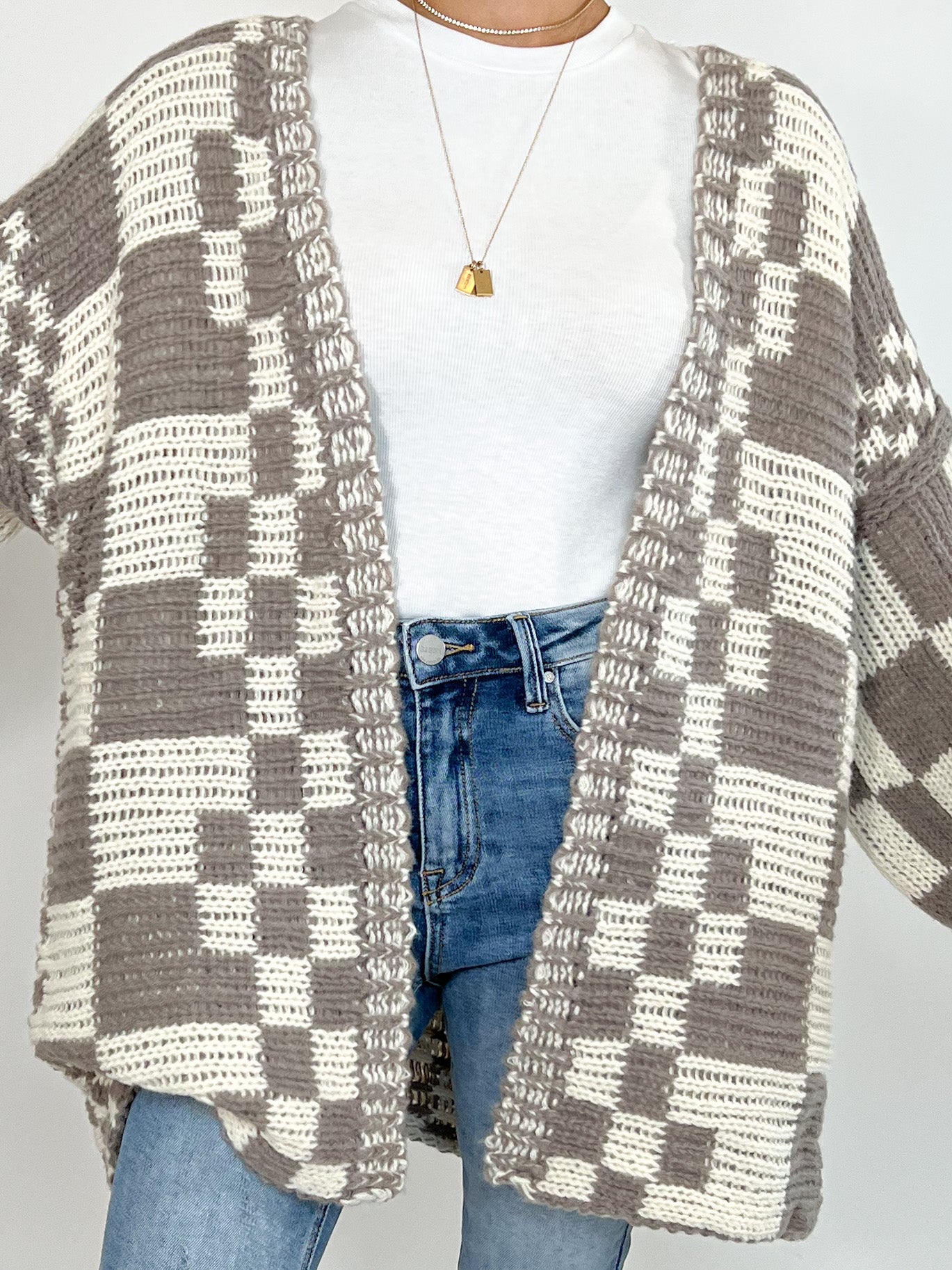 Check It Out Cardigan | Taupe | +Plus Available | RESTOCK! – Shop