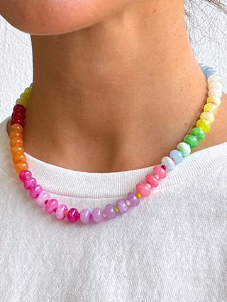 Gemstone Beaded Necklace | 6 Colors Available | RESTOCK | FINAL SALE