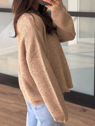 Reyes Button Cardigan | Oatmeal