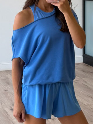 Breeze Terry Knit Top | Azure