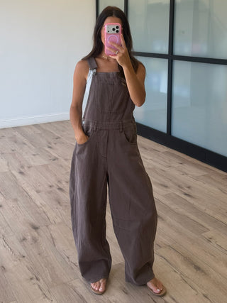 Coffeehouse Barrel Overalls