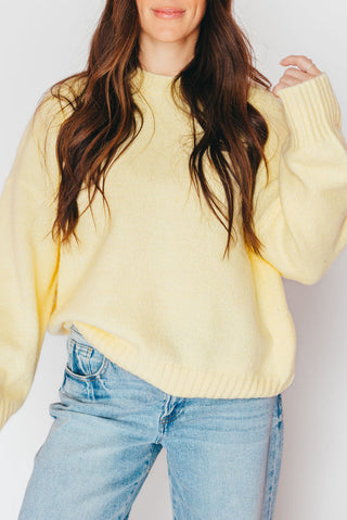 Berkshire Knit Sweater | Lemon