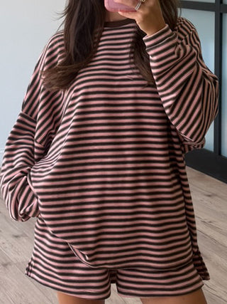 Cozy Era Knit Pullover | Chocolate Blush | RESTOCK
