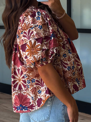 Copacabana Puff Sleeve Blouse | Amberwood