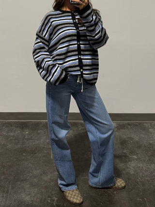Wallace Stripe Knit Cardigan