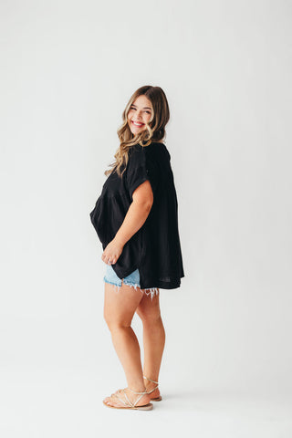 Bailey Cotton Tunic | Black