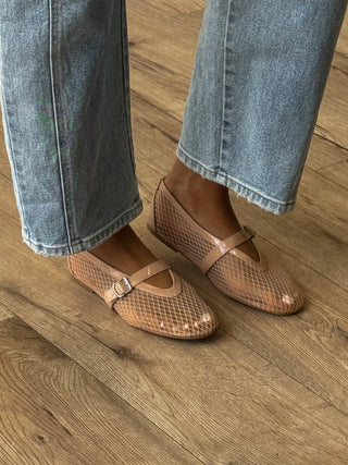 Giselle Mesh Ballerina Flats