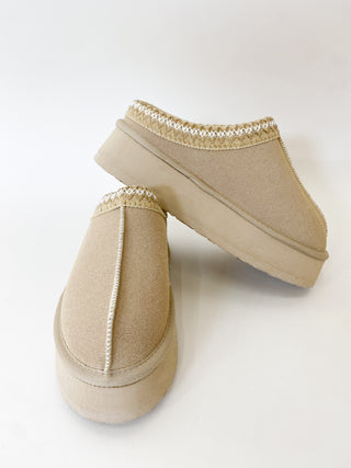 Tazza Platform Slide | Sand | RESTOCK