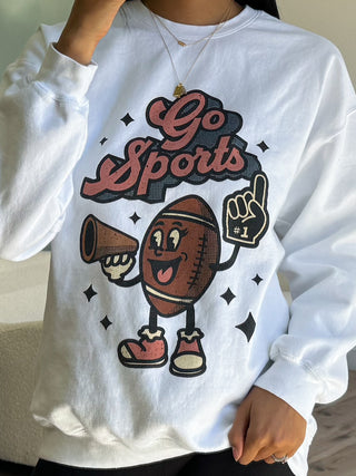 "Go Sports" Graphic Sweatshirt | +Plus Available