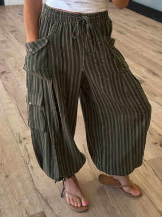 Ranger Cargo Balloon Pants | Forest
