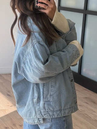 NIka Denim Utility Shacket