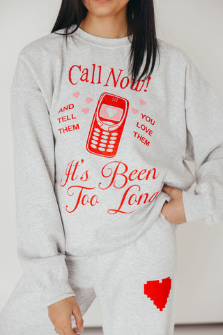 “Call Now” Graphic Sweatshirt | +Plus Available | PRE-ORDER